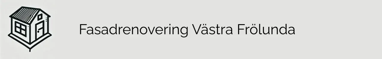 Fasadrenovering Västra Frölunda